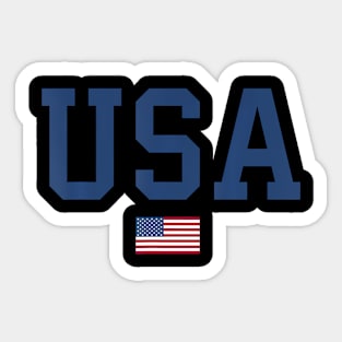 American Flag Patriotic 4Th Of July Sticker